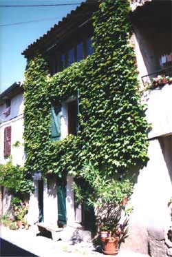 Haus Wohnraum mit Kamin